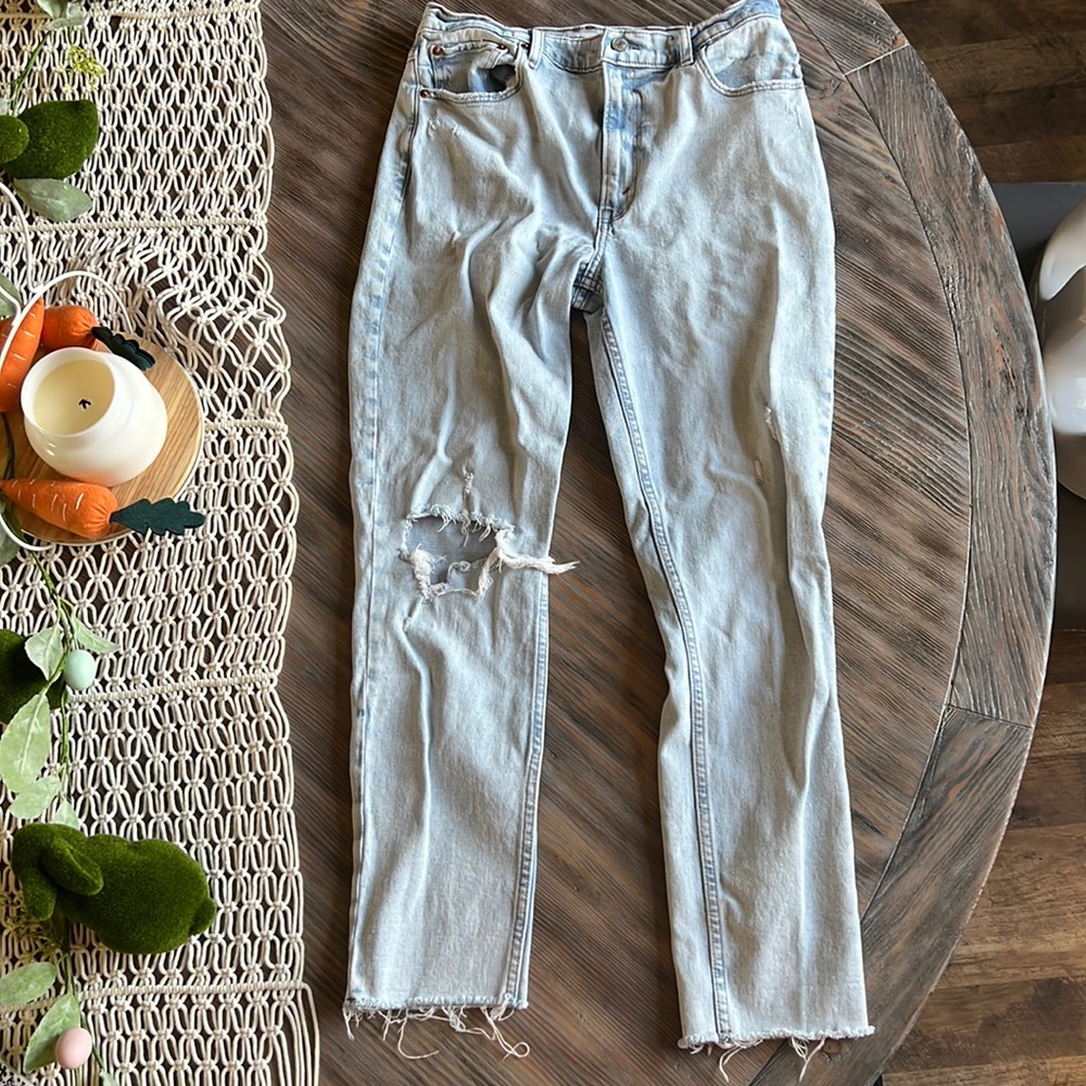 Abercrombie high rise skinny jeans